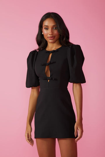 FABULOUS AGILITÀ - Vestido Curto Florence Preto